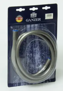 52150 Шланг для душа 150см. (ГРАФИТ) силикон GANZER (50/1шт)