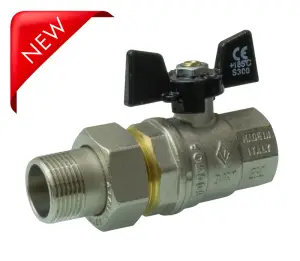 БТТ Кран шаровый с американкой 1/2 (НОВЫЙ) (56/14шт)