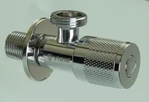 Кран угловой с отр. 1/2 х 3/4 нерж,хром (КРУГ.) ViEiR (100/1шт).