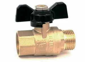 Шар. кран ЖЕЛТЫЙ ViEiR 3/4 Г. х Ш. БАБ (100/10шт