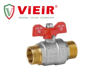Шаровый кран (НИКЕЛ) 3/4 Ш.х Ш. (БАБ.) ViEiR (80/10шт)