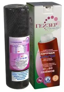 Картридж для фильтра АРАГОН-ЕЖ (6-8 л/мин) ГЕЙЗЕР (12/1шт)