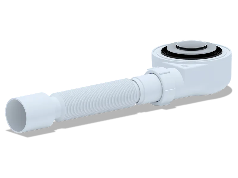 АНИ Е455СLS Сифон для поддона ХРОМ 1 1/2"*50 (8/шт)