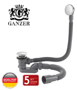 Пластиковая обвязка (автомат) для ванны (ХРОМ) GANZER (21/1шт)