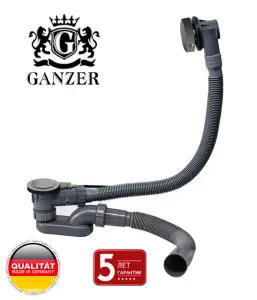 Пластиковая обвязка (полуавтомат) для ванны (ЧЕРНЫЙ) GANZER (21/1шт)