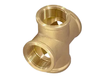 Крестовина латун 1"Гх1"Гх1"Гх1"Г ViEiR (30/3шт)