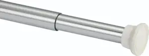 Карниз ХРОМ в БЛИСТЕРЕ для штор (110см-220см) САВОЛ (50/1шт)