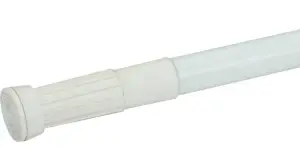 Карниз БЕЛЫЙ (длинный) для штор (140см-260см) САВОЛ (60/1шт)