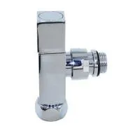 Кран для угл. соед. 3/4"г × 1/2" ш (квадратный), хром TIM (20/1)