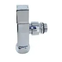 Кран для угл. соед. 3/4"г × 1/2" ш (квадратный), хром TIM (20/1)