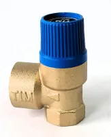 Мембранный предохранительный клапан 3/4"*1" г/г-6 бар синий TIM (60/10/1)