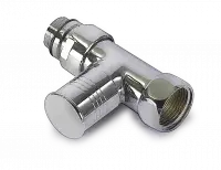 Кран прямой для полотецесущителя, круглый, 3/4 американка*1F TIM (20/1)