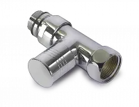 Кран прямой для полотецесущителя, круглый, 1/2 американка*1F TIM (20/1)