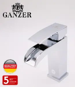 44014 Смеситель для умыв. (ВОДОПАД) "GANZER" (10/1шт) Л/К