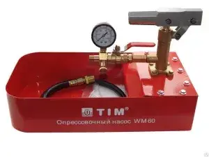 Насос опрессовочный 60bar 7л.(TIM)
