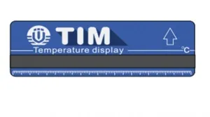 Термометр-полоска на коллекторах подачи(синий) "TIM" 10шт