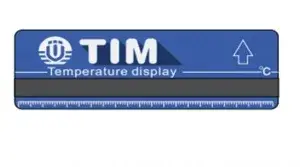 Термометр-полоска на коллекторах подачи(синий) "TIM" 10шт