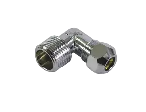 Угловой соединитель для жесткой трубы 1/2"ш- Ø10 "TIM" 10/150