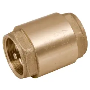 Обратный клапан DAIMER пружинный, муфтовый, с металлическим седлом, 1/2 "EUROPA" 8/96