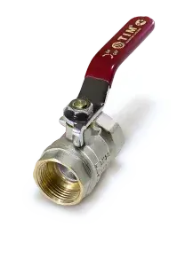 Кран шаровой НИКЕЛ. 21/2 г/г (Р) (TIM)