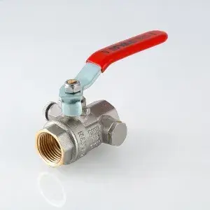 Кран шаровой муфтовый с дренажем и воздухоотводчиком 1*-1/4 "TIM" 7/14