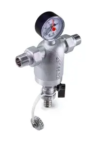 Фильтр с манометром никел 3/4 "ZEISSLER" 1/12