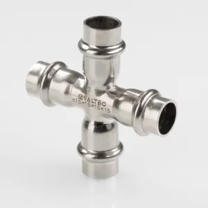 Крестовина из нержавеющей стали 15*15*15*15 5/60