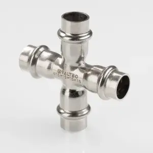 Крестовина из нержавеющей стали 22*22*22*22 5/30