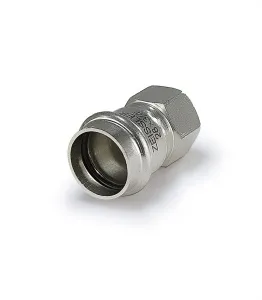 Пресс-муфта из нерж. стали 22mm х 1/2вр "ZEISSLER" 5/90