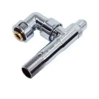 Кран поворотный 1/2" ш × 3/4" г для углового соед., хром TIM (20/1)