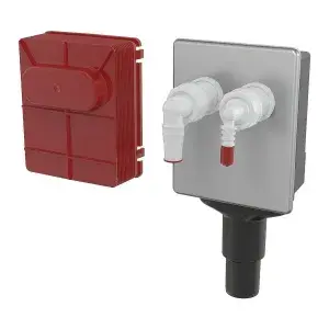 Сифон для стиральной машины под штукатурку Alcaplast