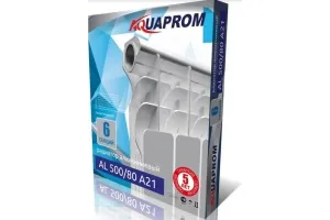 Радиатор АL "Аквапром" 500X80 (4сек.)