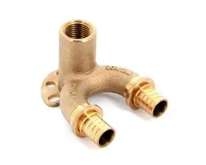 Проточный настенный угольник REHAU 20/20-Rp 1/2 длинный RX+