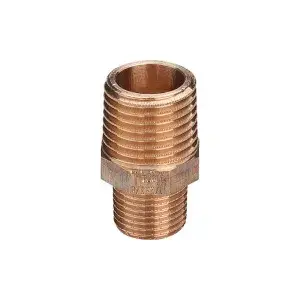 Ниппель редукционный 3/4н х 1/2н, бронза, V&G 10/400