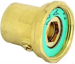 Соединение вр-вр с нак-гайкой со встроенным шар-краном 11/2x1 TIM 1/40