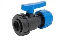Кран шаровой ПНД d 25×3/4" внутр. (36/6) ТПК-АКВА