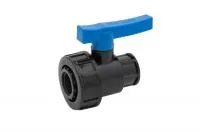 Кран шаровый ПНД Ø3/4" × 3/4" вн./вн.