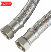 Подводка ГИГАНТ 3/4" г/г - 80 см для воды TIM (65/5)