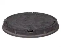 Люк 630 Л h35 (черный) 28кг