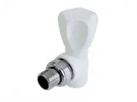 Кран радиаторный угловой стальной Ø20*1/2 ППР TIM (50/1)