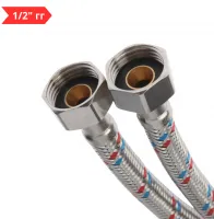 Подводка гибкая 1/2" г/г - 150 см в оплетке TIM (70/10)