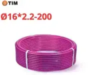 Сшитый полиэтилен PEX-b, Ø16 * 2.2 фиолетовый TIM (200)