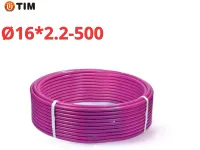 Сшитый полиэтилен PEX-b, Ø16 * 2.2 фиолетовый TIM (500)
