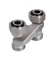 Узел подкл. радиатора перекрестие Х-образное 3/4" × 3/4" для радиаторов ZEISSLER (50/5/1)