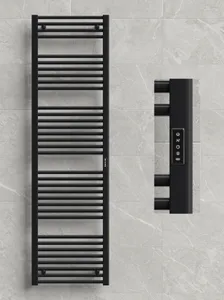 Электрический полотенцесушитель RIFAR "D-LINE" 1800х600, Чёрный янтарь матовый