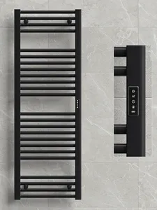 Электрический полотенцесушитель RIFAR "D-LINE" 1200х450, Чёрный янтарь матовый