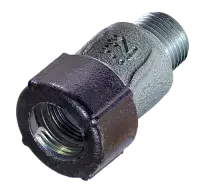 Обжимной соединитель 11/2" из ковкого чугуна с нар. Резьбой (Гебо) (ZEISSLER) (8/1)