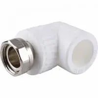 Угольник Ф25*3/4 90° с накидной гайкой Tim (90/5)