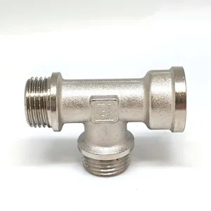 Тройник никелированный 20н.н.в 3/4 ш.ш.г (ZEISSLER) 40/5