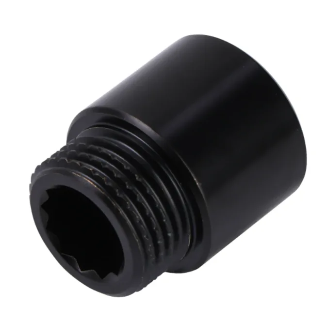Удлинительная гайка. черная 1/2"г/ш-20 мм 200/10